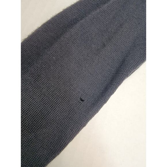 Lululemon Knit Sweater Top SZ S/M Long Sleeve Thumbholes Crewneck Black Flawed* - Picture 7 of 9